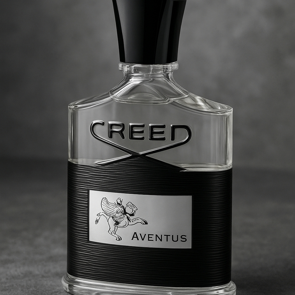Creed Aventus Fragrance in Black and Clear Design